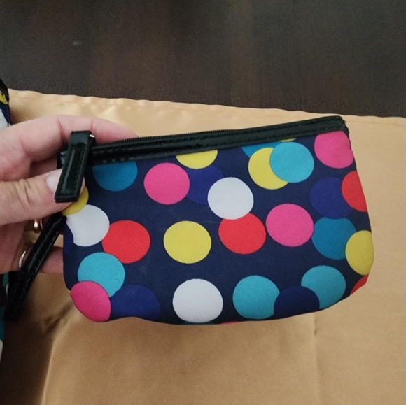 LuLu Vintage style polkadot and patent leather shoulder bag - Picture 7 of 7